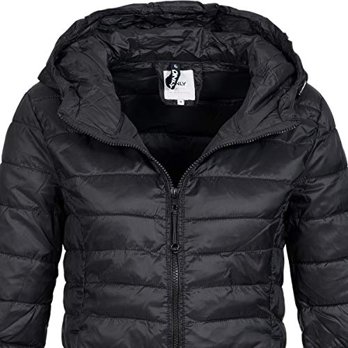 Only Onltahoe Hood Jacket Otw Noos Chaqueta, Negro (Black Black), X-Large para Mujer