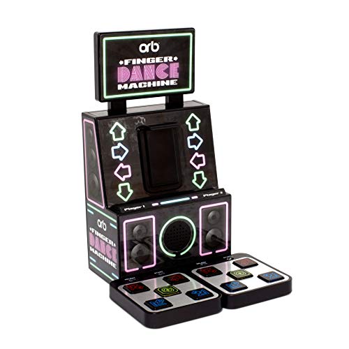 ORB Juegos Retro Arcade Finger Dance Mat Máquina de Consola de Mano Compatible con iPhone, Samsung y Otros Smartphones, Color: (Magnum Brands Group OR-FINGDNCE)