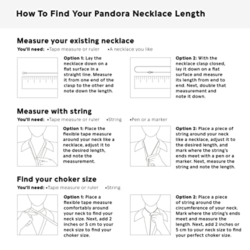 Pandora Collar con colgante Mujer plata - 397436CZ-45