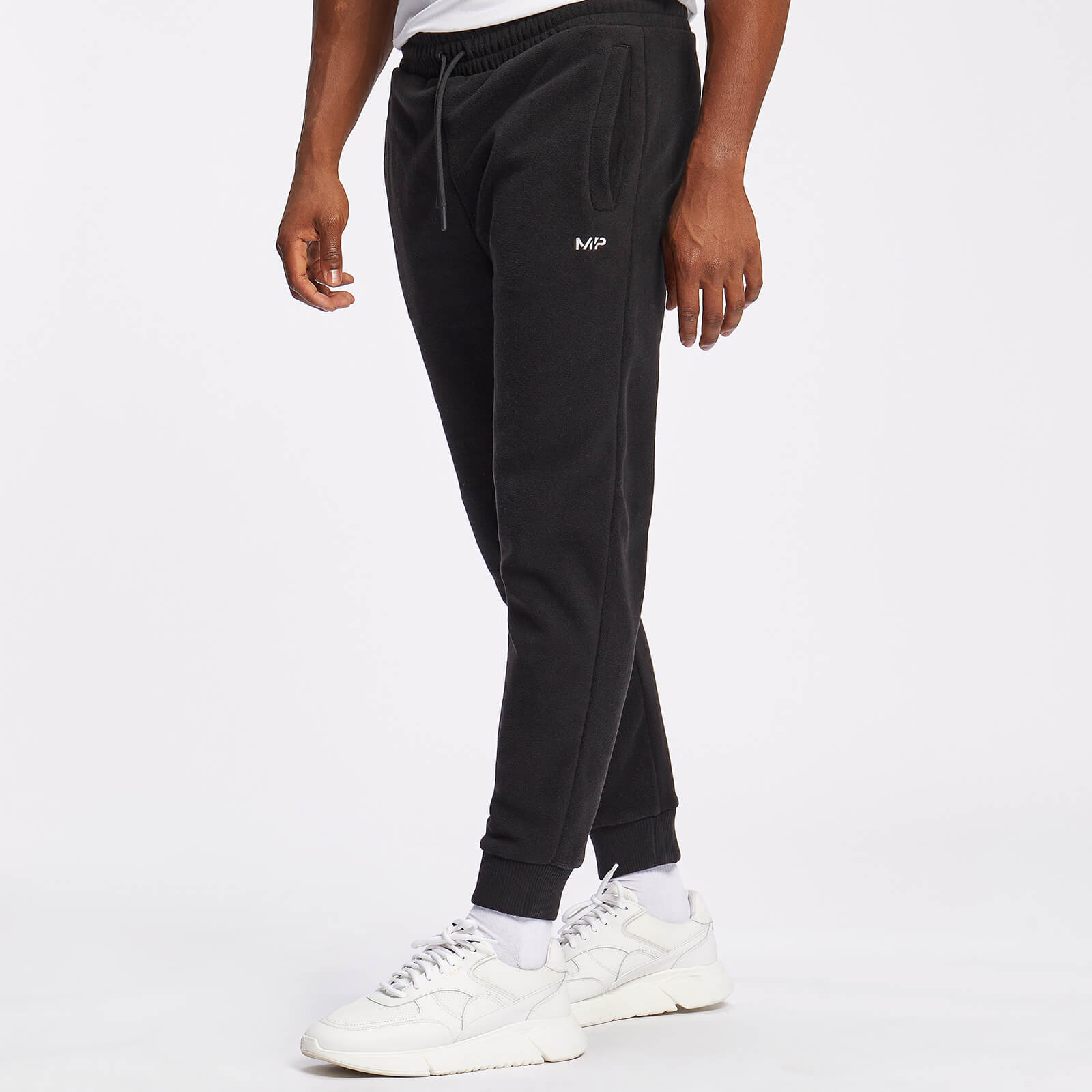 Pantalón deportivo polar Essentials para hombre - Negro - XXS