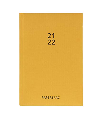 Papertrac - Agenda Académica 21-22 Ocher - Semana Vista - 160 páginas - Tamaño A5-14 x 21,2 cm