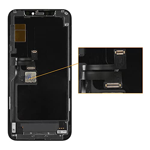 Para Pantalla De iPhone 11 Pro Recambio Para LCD iPhone 11 Pro Para Repuesto Pantallas iPhon 11 Pro LCD Display Completa A2215, A2160, A2217 Touch Digitizer Replacement Sensor(Incell,Negro)
