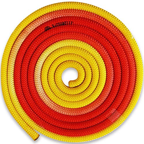Pastorelli Cuerda de gimnasia rítmica New Orleans multicolor (amarillo naranja rojo)