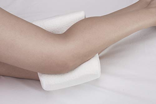 Pikolin Home - Almohada visco ergonómica plegable con funda desenfundable que alivia el dolor en piernas y rodillas de firmeza media