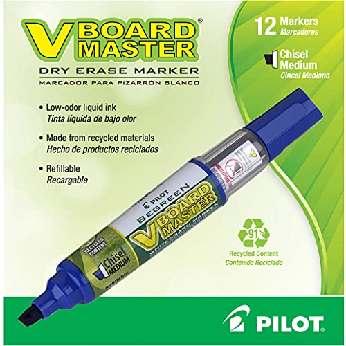 Pilot BeGreen V Board Master - Cartucho de recambio para marcador de pizarra, color verde (VBMR-GRN)