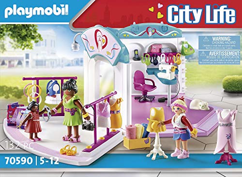 PLAYMOBIL City Life 70590 Estudio Diseño de Moda, Para niños de 5 a 12 años