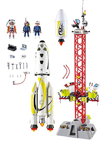 Playmobil Space 9488 Cohete con Plataforma de Lanzamiento, A partir de 6 años [Exclusivo]