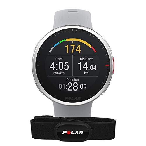 Polar Vantage V2 con H10 Sensor - Premium Multisport GPS Smartwatch - Registro de Frecuencia Cardíaca en la Muñeca para Running, Natación, Ciclismo - Controles de Música, Predicción Meteorológica