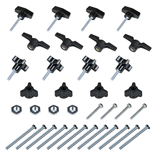 POWERTEC 71130 - Kit de herramientas para plantillas y accesorios, 36 piezas