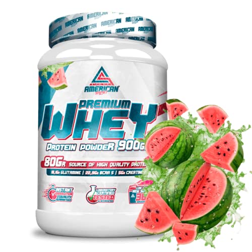 Premium Whey Protein 900gr, Proteína Whey, American Suplement - sandía