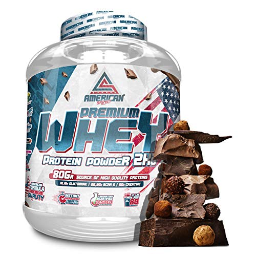 Premium Whey Protein, Proteína Whey, American Suplement, Chocolate, 2kg
