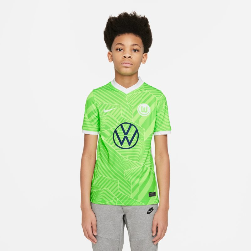 Primera equipación Stadium VfL Wolfsburgo 2021/22 Camiseta de fútbol - Niño/a - Verde