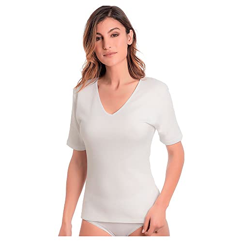 Princesa 4796 - Camiseta termica Mujer 100% Algodon by Playtex (L)