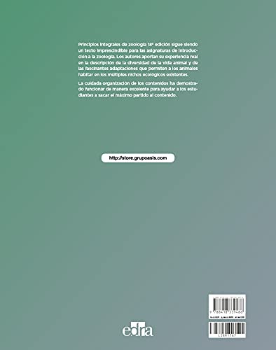 Principios integrales de zoología 18ª edición