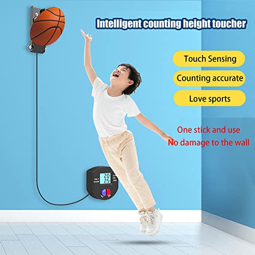 Probador de salto vertical de baloncesto: entrenadores de salto fáciles de instalar para interesar a los niños en los deportes y estimular el deseo de los niños de desafiar | Herramienta de medición
