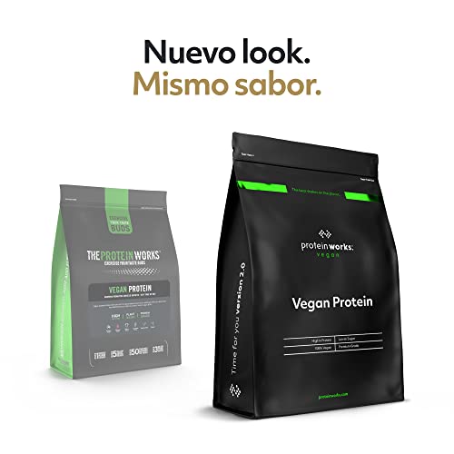 Proteína Vegana | Sin Sabor | 100% A Base de Plantas | Sin Gluten | Ecológico | Bajo en Grasas | THE PROTEIN WORKS | 500g