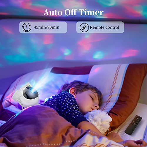 Proyector LED de cielo estrellado, proyector astronauta con mando a distancia, para decorar habitaciones, ambientador de luz nocturna, regalo para niños y adultos, fiesta en casa