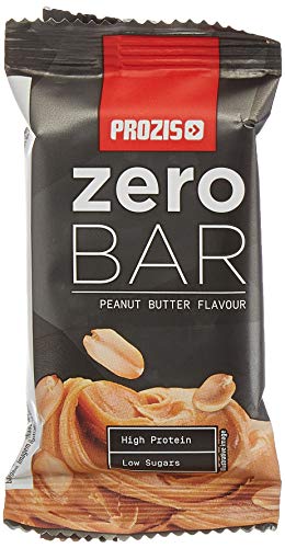 Prozis Zero Bar, Barrita con bajo contenido en azúcares, Crema de cacahuete - 12 x 40 g