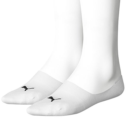 PUMA 2p - Calcetines para mujeres, Blanco (White), 39-42