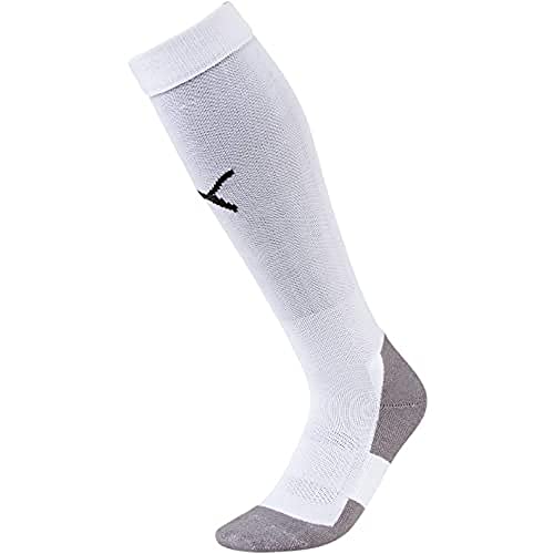 Puma Liga Socks Core, Calcetines para Hombre, Blanco (White/Black), 39-42 (Talla del fabricante: 3)