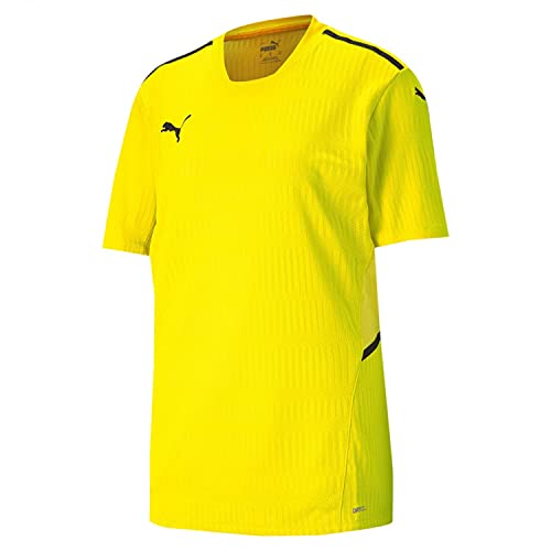 PUMA teamCUP Jersey Jr Camiseta, Niños, Cyber Yellow, 176