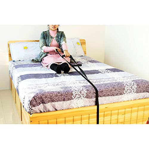 QEES Manija de asistencia de riel de cama, dispositivos de asistencia para cama ajustables, marco de alzamiento de escalera de cama, agarres de seguridad médica para levantadores de cuerda ZYH69
