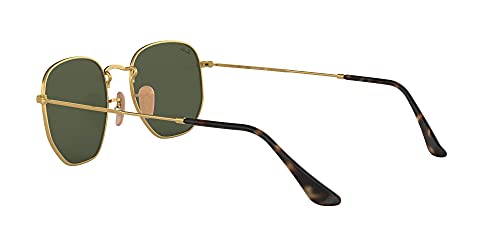 Ray-Ban Hexagonal Flat Lenses Gafas de Sol, Oro (Gold), 51 para Hombre