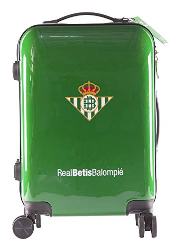 Real Betis Balompié Balompié Maleta Equipaje de Mano - Producto Oficial del Equipo, Rígida y con Sistema de Cierre de Seguridad TSA