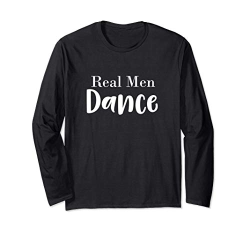 Real Men Dance Men's Dancewear Ballet Barre Hip-hop Manga Larga