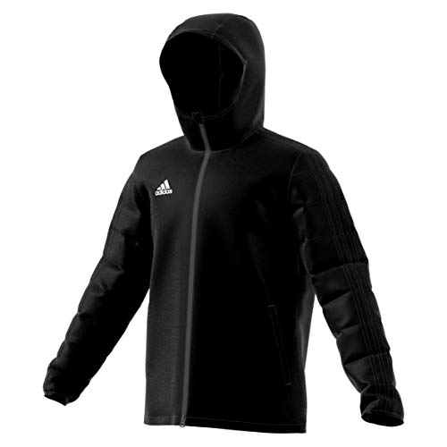 REAL VALLADOLID CLUB DE FÚTBOL Adidas JKT18 WINT JKTY Sport jacket, Unisex niños, Black/ White, 910Y