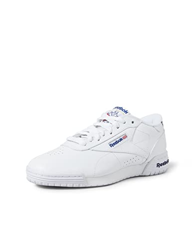 Reebok Exofit Lo Clean Logo, Sneaker Hombre, Blanco (INT-White/Royal Blue/Royal Blue), 42 EU