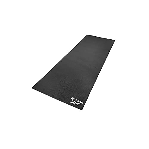 Reebok RAYG-11022BK Esterilla de Yoga, Negro, 173 x 61 x 0.4 cm