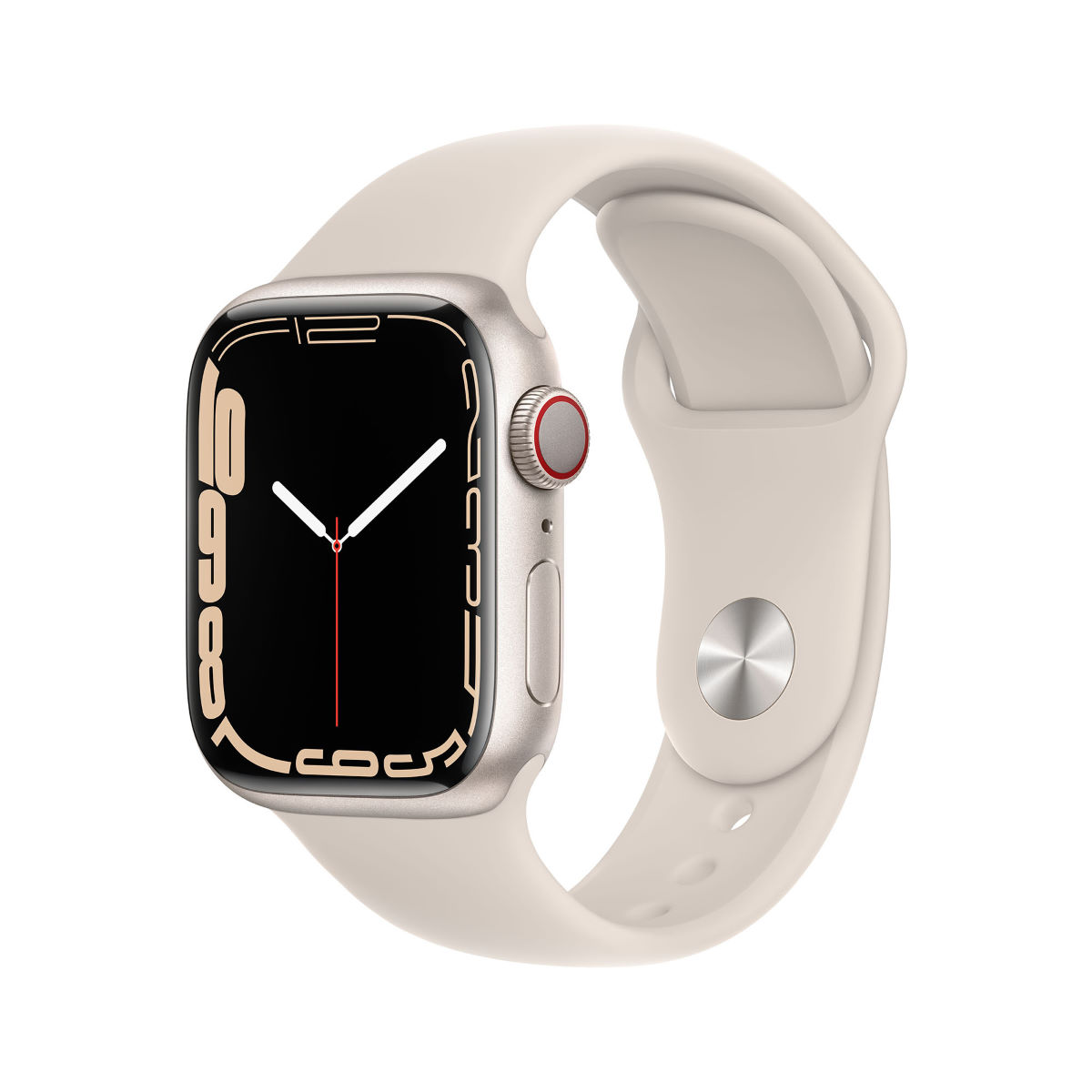 Reloj GPS Apple Watch Series 7 (41 mm, blanco estrella/blanco estrella) - Relojes