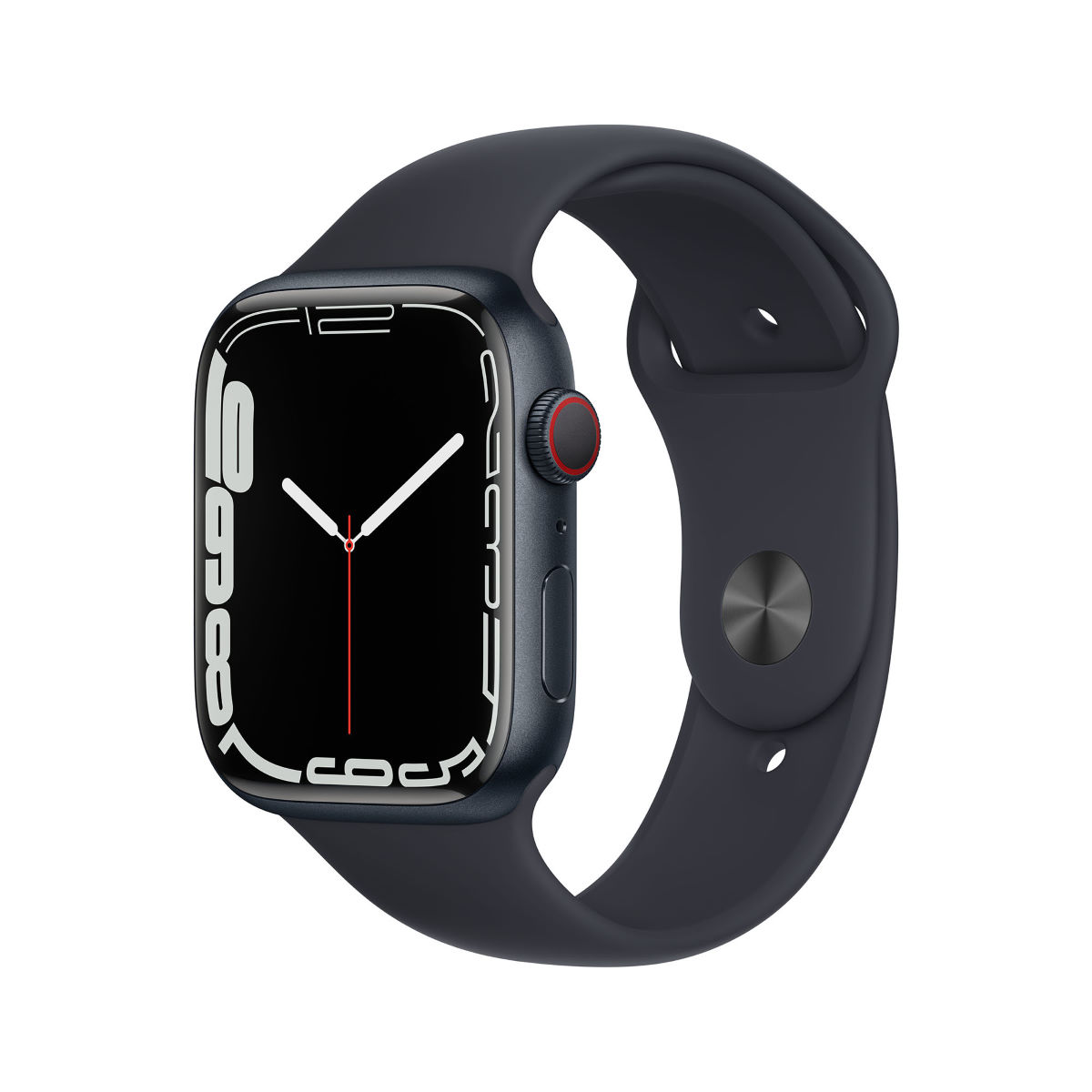 Reloj GPS Apple Watch Series 7 Cell (45 mm, color medianoche/medianoche) - Relojes