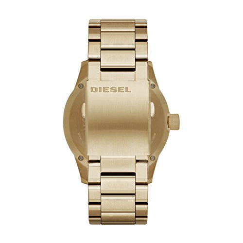 Reloj para hombre Diesel "Rasp" de tres manecillas, tamaño de la caja 46 mm, reloj de acero inoxidable