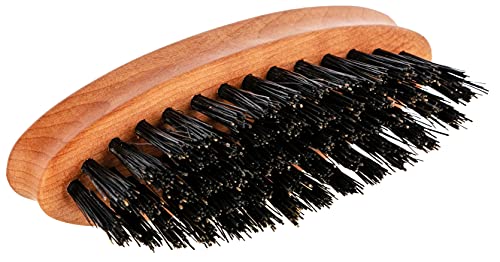 REMOS Cepillo para barbas con cerdas de jabalí de madera de peral local