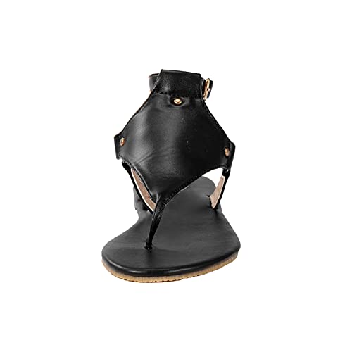 riou Sandalias Mujer Verano 2021 de Gladiador de Cristal Roma Zapatos,Zapato Casuales para Mujer, Sandalias de Básico, Elegantes Sandalias Mujer para Playa