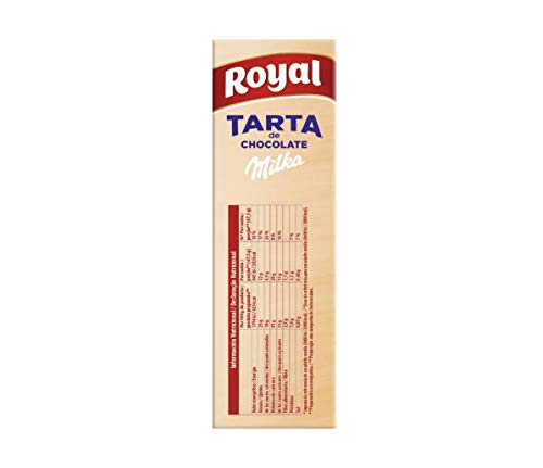 Royal Tarta de Chocolate Milka, Preparado en Polvo, 12 Raciones, 350g