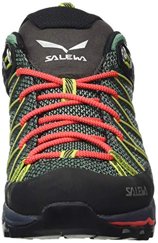 Salewa WS Mountain Trainer Lite Gore-TEX Zapatos de Senderismo, Feld Green/Fluo Coral, 37 EU