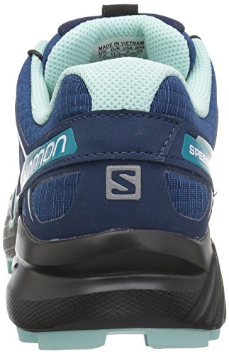 Salomon Speedcross 4, Zapatos de Trail Running Mujer, Poseidon/Eggshell Blue/Black, 38 EU