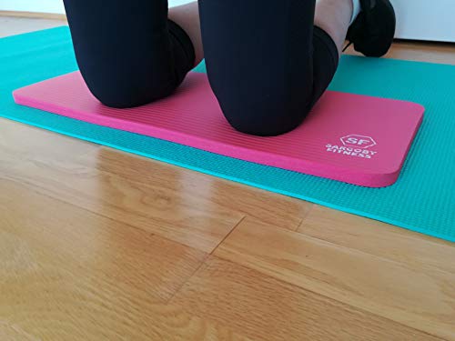 Sargoby Fitness almohadilla rodillas yoga de 15 mm de grosor, esterilla de rodilla para proporcionar alivio a las rodillas, codos, antebrazos y muñecas Rodilleras yoga Rodilleras para yoga