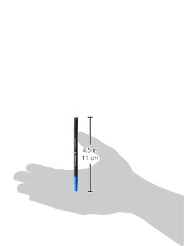 Schneider Topball 850 - Recambio para bolígrafo roller (10 unidades, 0,5 mm, tinta azul)