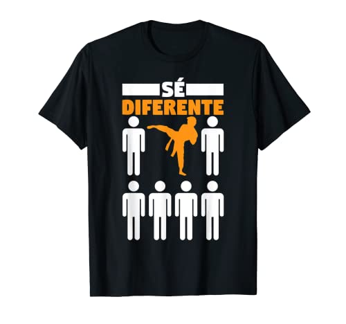 Sé Diferente Artes Marciales Deporte Karaté Kung Fu Regalo Camiseta