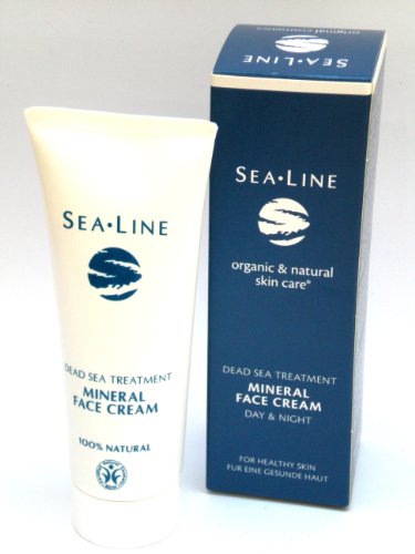Sealine - Crema hidratante mineral con sal del mar muerto, 75 ml