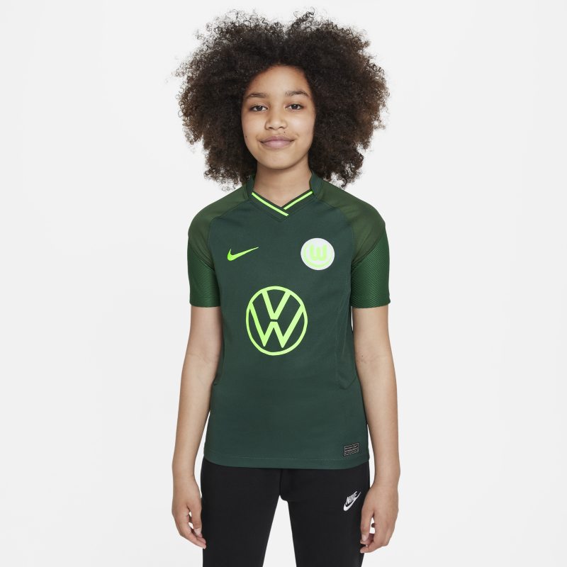 Segunda equipación Stadium VfL Wolfsburg 2021/22 Camiseta de fútbol - Niño/a - Verde