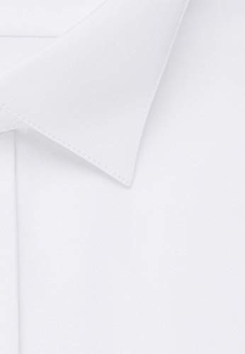 Seidensticker Splendesto, Camisa para Hombre, Blanco (01 weiß), 42 cm