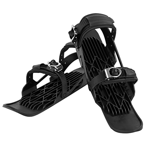 Shanrya Zapato del Monopatín de la Nieve, Mini Patines del Esquí Ajustables para el Invierno