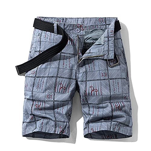 ShFhhwrl Pantalones Cortos Deportivos De Verano Sueltos para Correr Pantalones Cortos Militares De Verano para Hombre, Algodón, I
