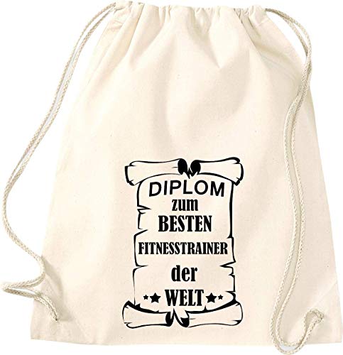 Shirtstown Diplom - Bolsa de Deporte, Color Diplom - Aparato de Fitness, tamaño 37 cm x 46 cm