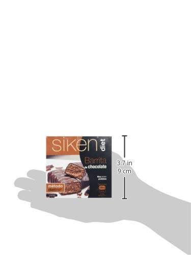 Siken Diet - Barrita Sabor Chocolate con Proteínas para ayudarte a Controlar tu Peso - Estuche con 5 barritas de 36g, 180 g